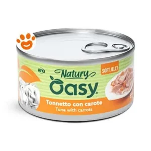 Oasy Cat Natury Soft Jelly Tonnetto con Carote