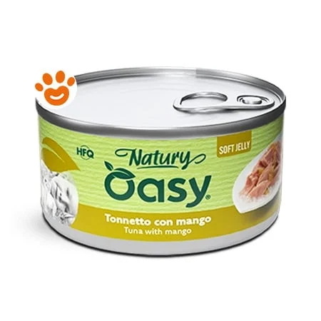 Oasy Cat Natury Soft Jelly Tonnetto con Mango