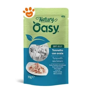 Oasy Cat Natury Soft Jelly Tonnetto con Orata