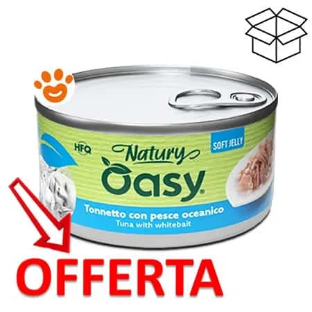 Oasy Cat Natury Soft Jelly Tonnetto con Pesce Oceanico - Image 2