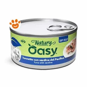 Oasy Cat Natury Soft Jelly Tonnetto con Sardine del Pacifico