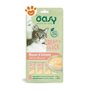Oasy Cat Snack Creamy Mousse di Salmone