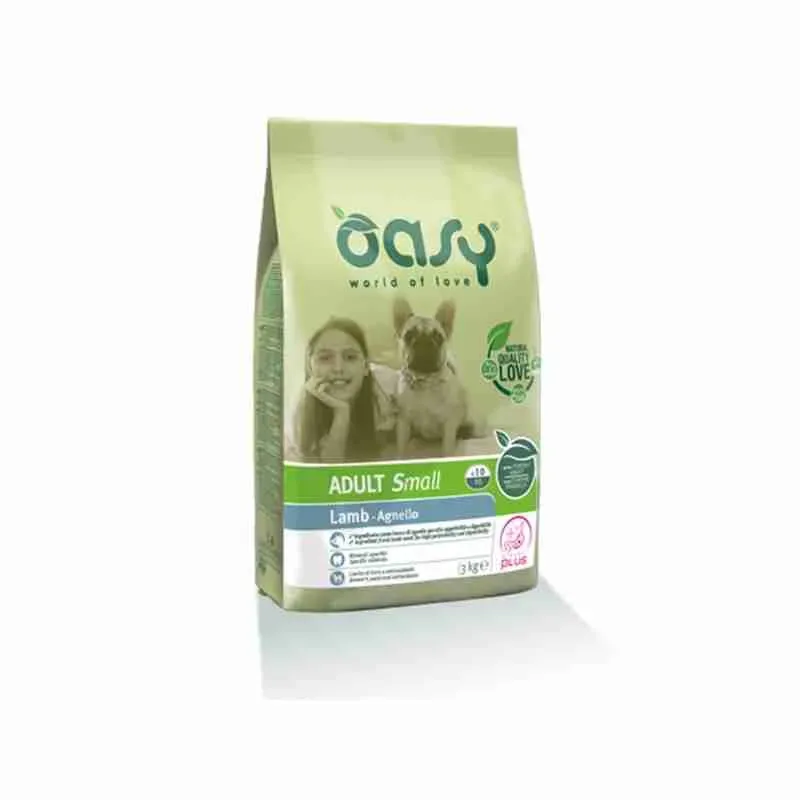 OASY DOG CROCCHETTE ADULT KG 1 SMALL AGNELLO