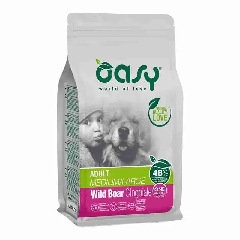 OASY DOG CROCCHETTE MONOPROTEICO ADULT KG 2,5 MEDIUM LARGE CINGHIALE
