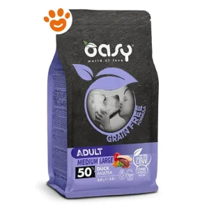 Oasy Dog Grain Free Adult Medium/Large Anatra