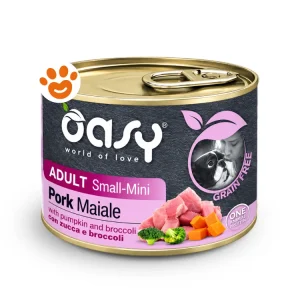 Oasy Dog Grain Free Adult Small/Mini Maiale