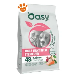Oasy Dog Monoprotein Adult Light Sterilized Salmone