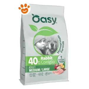 Oasy Dog Monoprotein Formula Adult Medium/Large con Coniglio