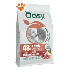 Oasy Dog Monoprotein Puppy Medium/Large Agnello