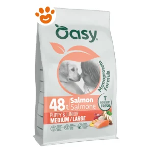 Oasy Dog Monoprotein Puppy Medium/Large Salmone