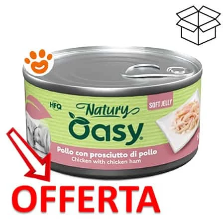Oasy Dog Natury Soft Jelly Pollo con Prosciutto di Pollo - Image 2