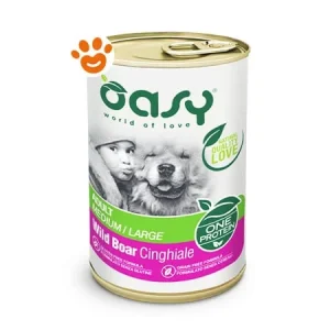 Oasy Dog One Protein Adult Medium Large Cinghiale