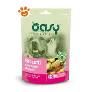 Oasy Dog Snack Biscotti con Petto di Pollo