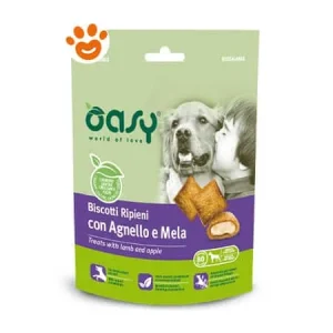 Oasy Dog Snack Biscotti Ripieni Agnello e Mela