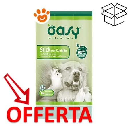 Oasy Dog Snack Stick con Coniglio - Image 2