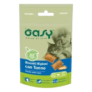 OASY Gatto Snack Crunchy con Tonno 60Gr