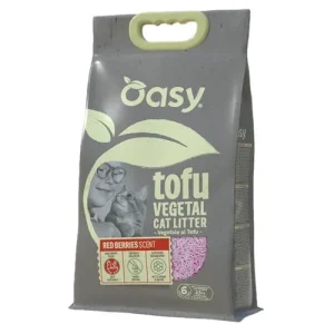 OASY Lettiera Vegetale Gatto Tofu Red Berries 6L