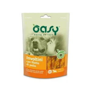Oasy Snack Dog - Involtini Con Filetto Di Carne Busta 100 Gr