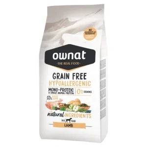 OWNAT Cane Hypoallergenic Grain Free Agnello 3Kg