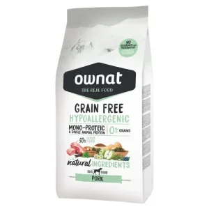 OWNAT Cane Hypoallergenic Grain Free Maiale 3Kg