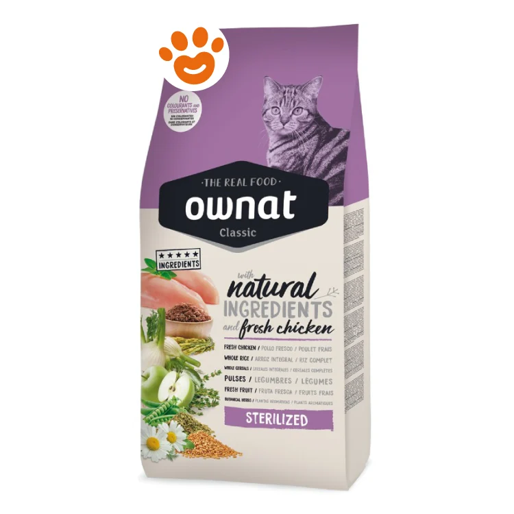 Ownat Cat Classic Adult All Breed Sterilized Pollo