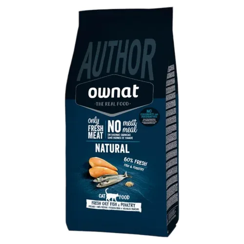 OWNAT Gatto Author Fresh Oily Fish & Poultry 1,5Kg