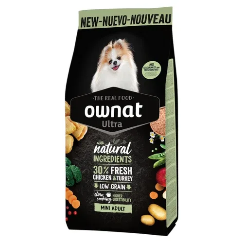 OWNAT Ultra Cane Mini Adult Low Grain 3Kg