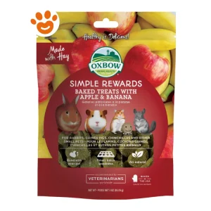 Oxbow Simple Rewards Baked Treats con Mela e Banana