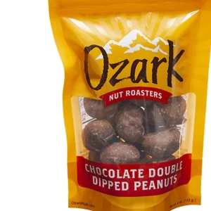 Ozark Nut Roasters Double Dipped Chocolate Peanuts 4oz