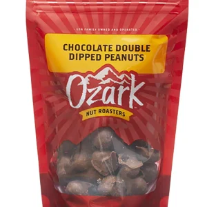 Ozark Nut Roasters Double Dipped Chocolate Peanuts 8oz