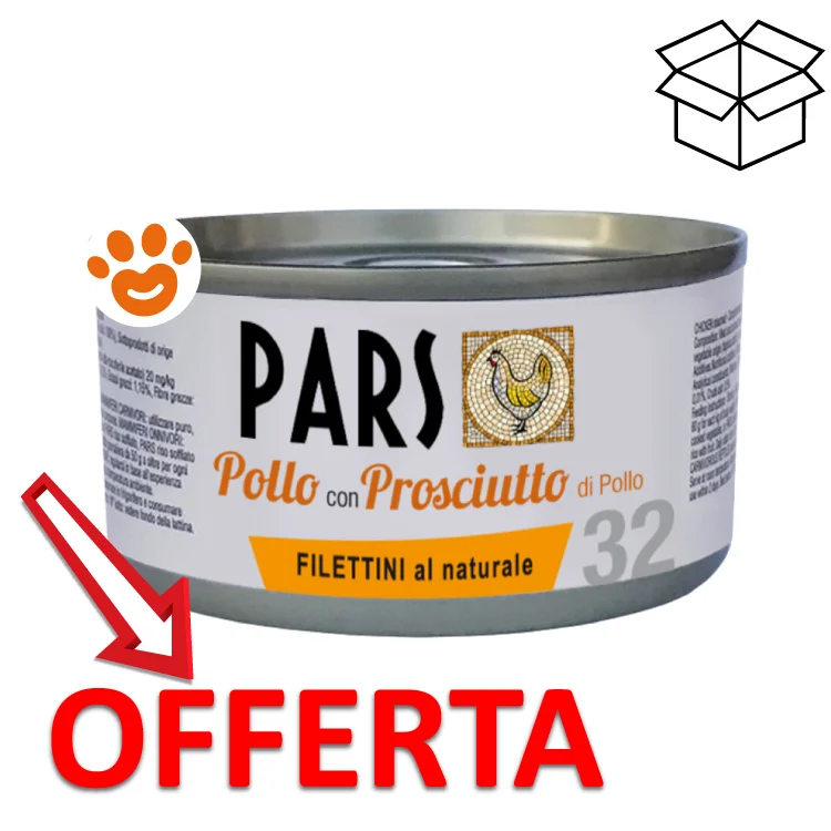 Pars Dog&Cat Filettini al Naturale Pollo con Prosciutto di Pollo 32 - Image 2