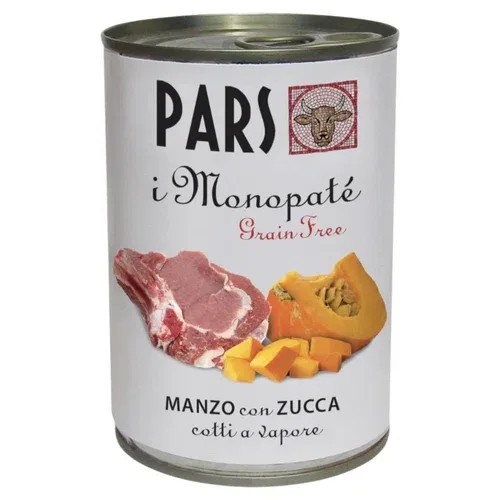 PARS Monopatè Manzo con Zucca 395Gr