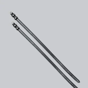 Patent Leather Spur Straps Black
