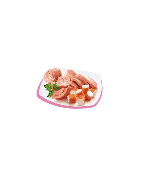 Petreet A11 Tonno Rosa Tonno con Surimi Aroma Granchio 70 gr
