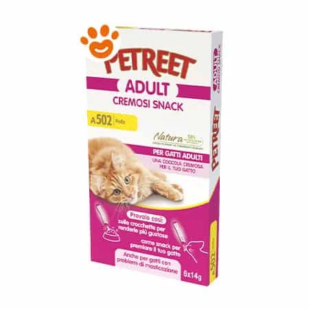 Petreet Cat Adult Cremosi Snack al Pollo