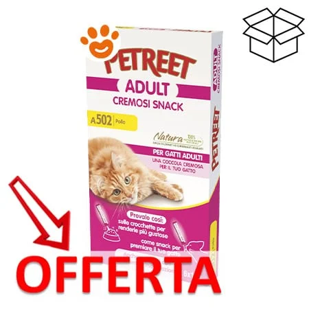 Petreet Cat Adult Cremosi Snack al Pollo - Image 2
