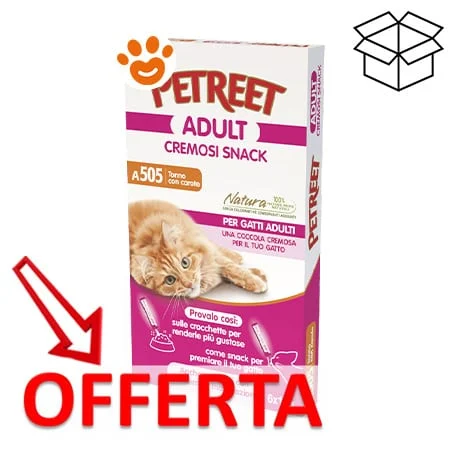 Petreet Cat Adult Cremosi Snack al Tonno con Carote - Image 2