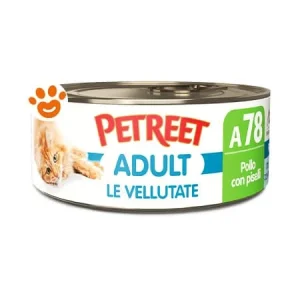 Petreet Cat Adult Le Vellutate al Pollo con Piselli