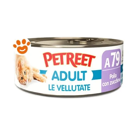 Petreet Cat Adult Le Vellutate al Pollo con Zucchine