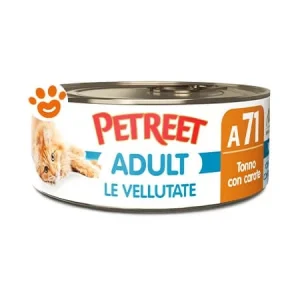 Petreet Cat Adult Le Vellutate al Tonno con Carote