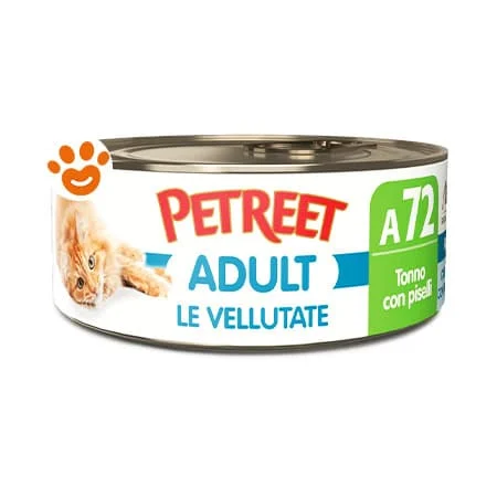 Petreet Cat Adult Le Vellutate al Tonno con Piselli