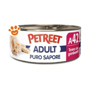 Petreet Cat Adult Puro Sapore al Tonno e Gamberetti