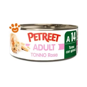Petreet Cat Adult Tonno Rosa e Spinaci
