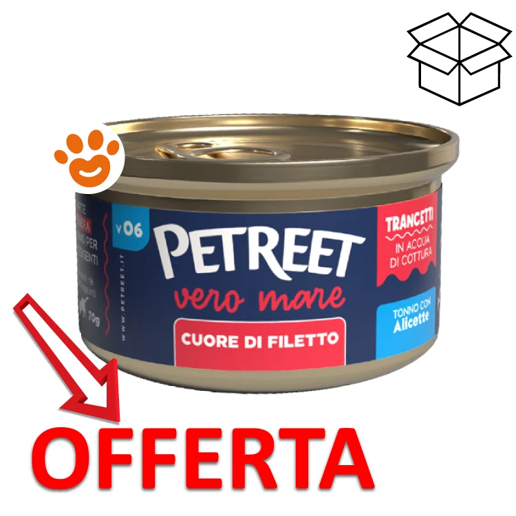 Petreet Vero Mare Cat Adult Cuore di Filetto di Tonno con Alicette - Image 2