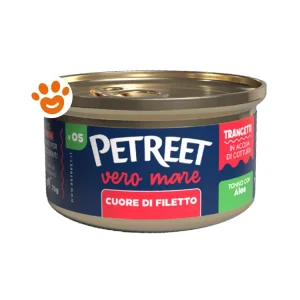 Petreet Vero Mare Cat Adult Cuore di Filetto di Tonno con Aloe