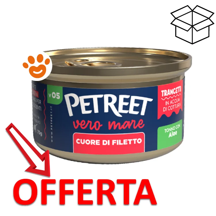 Petreet Vero Mare Cat Adult Cuore di Filetto di Tonno con Aloe - Image 2