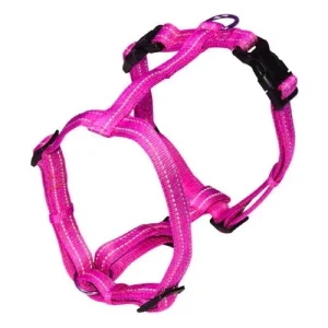 Pettorina ad H per cani in Nylon Soft Reflective