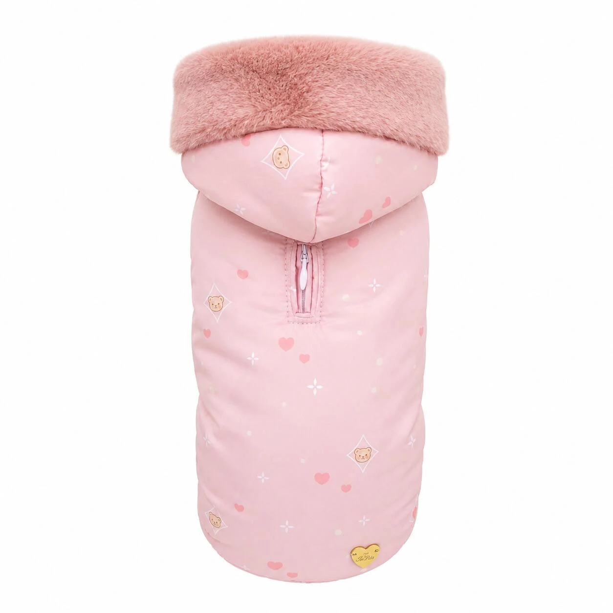 Piumino Monogram Teddy Pink