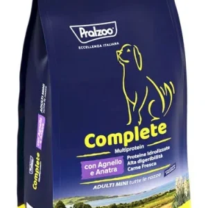 PRALZOO Cane Complete Adulti Mini con Agnello e Anatra 2Kg