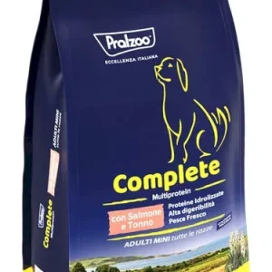 PRALZOO Cane Complete Adulti Mini con Salmone e Tonno 2Kg